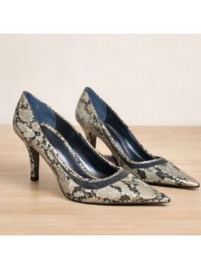 J. Renee Agatha Snake Print Stiletto Pumps – 7.5
